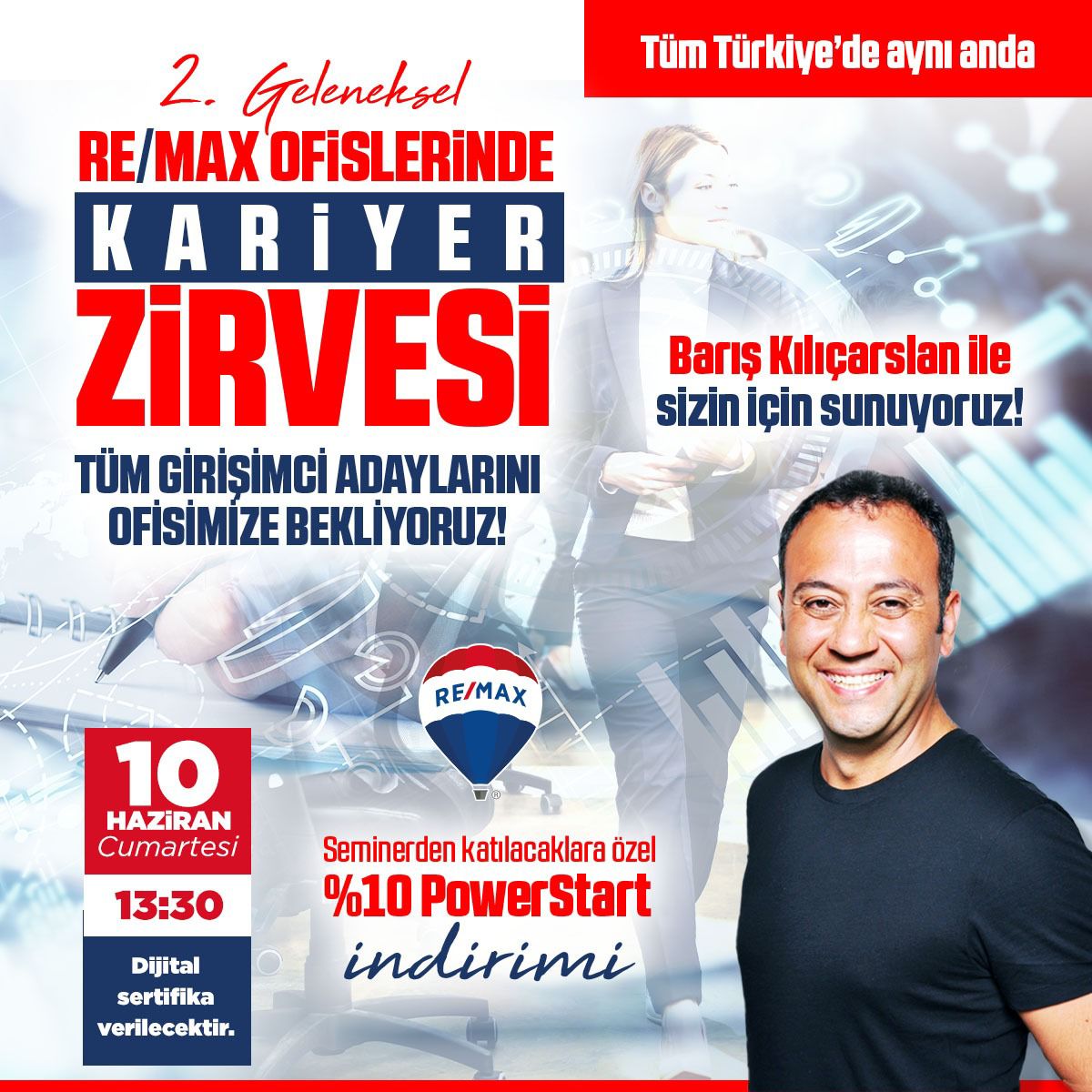 2. GELENEKSEL RE/MAX OFİSLERİNDE KARİYER ZİRVESİ 🎯

⏰️ 10 Haziran 2023 13:30

Tüm Türkiye'de eş zamanlı olarak yapılacak bu  seminere ofisimizde katılmak için aşağıdaki formu doldurunuz.
👇
docs.google.com/forms/d/e/1FAI…

#gayrimenkul  #emlak  #çanakkale