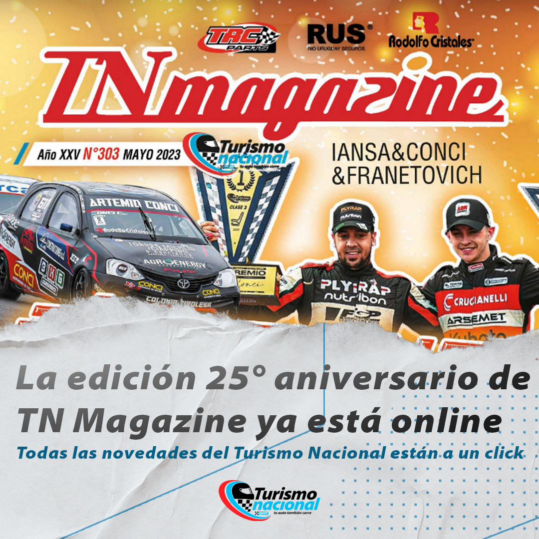 ➡️ ¡Edición 25° aniversario 🎂 de #TNMagazine! 

#TurismoNacional 🏁

🖱️ bit.ly/3IwSOaV