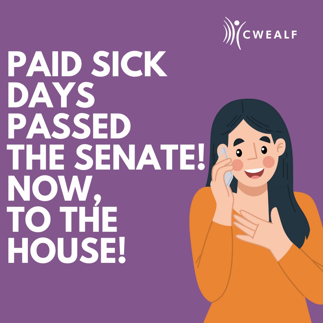 CT is one step closer to getting #paidsickdays for all workers! The next stop for S.B. 1178: An Act Expanding Connecticut Paid Sick Days is the House of Representatives. We need you to act today! Send a message today: bit.ly/CTPaidSickDays