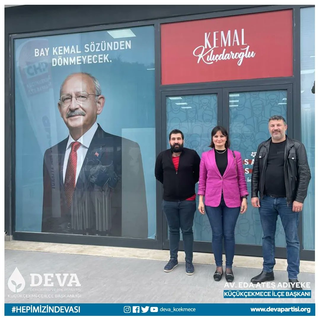 deva_kcekmece's tweet photo. Önceki dönem milletvekillerimizden Sn.Hilmi Yarayıcı ve Sn.İlhan Cihaner ile birlikte saha çalışmalarına devam ediyoruz.

Mutlu ve güçlü bir Türkiye'yi hep birlikte inşa edeceğiz

#SanaSöz
#DEVAsahada
#küçükçekmecenindevasıhazır💧🌱

@alibabacan @drerhanerol @edaatesadiyeke https://t.co/fYPVLEvojz