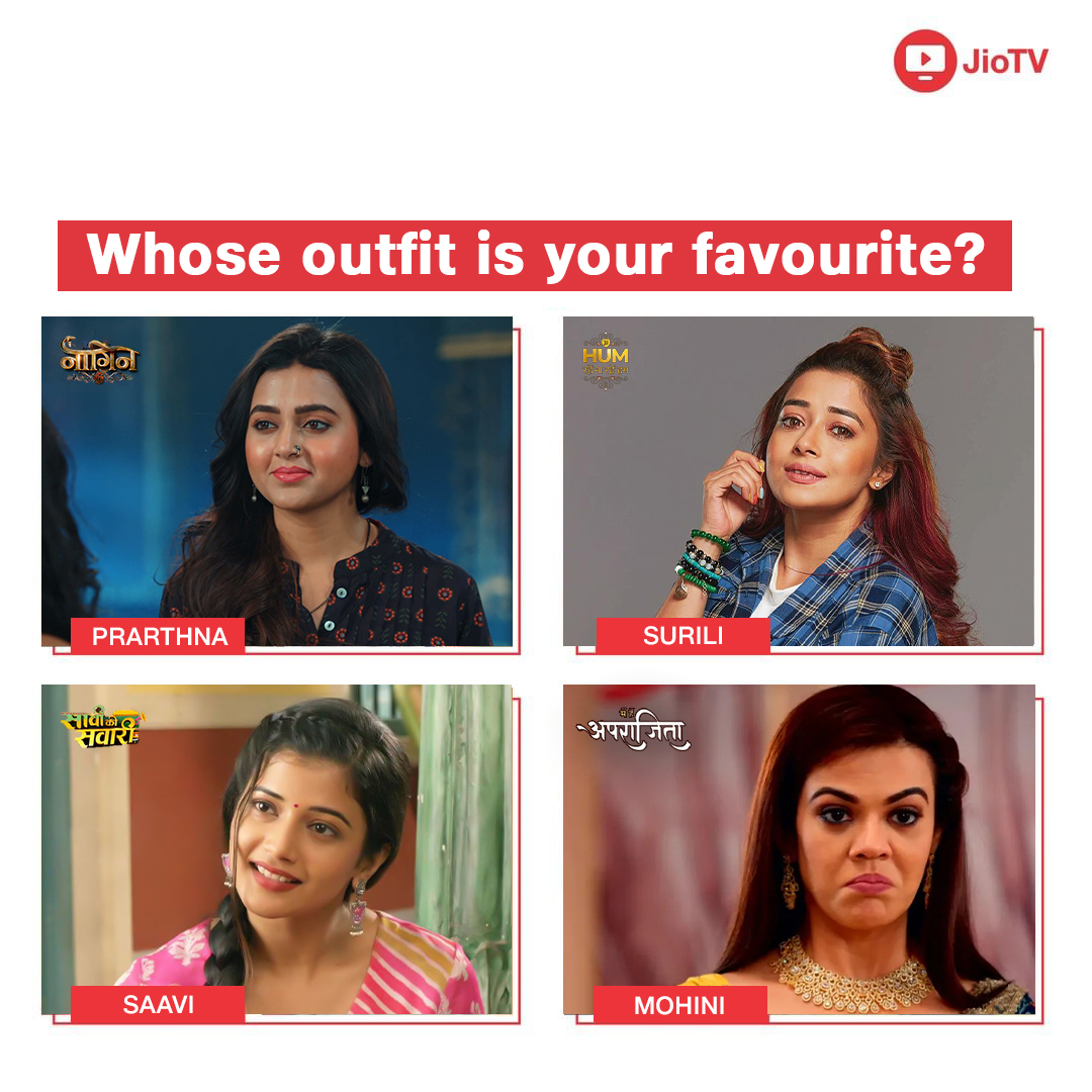 Pick your favourite look and tell us in the comments below! 😍

@itsmetejasswi @iamTinaDatta #SamridhiiShukla #ShwetaGulati #TejasswiPrakash #TinaDatta #TuesdayVibes