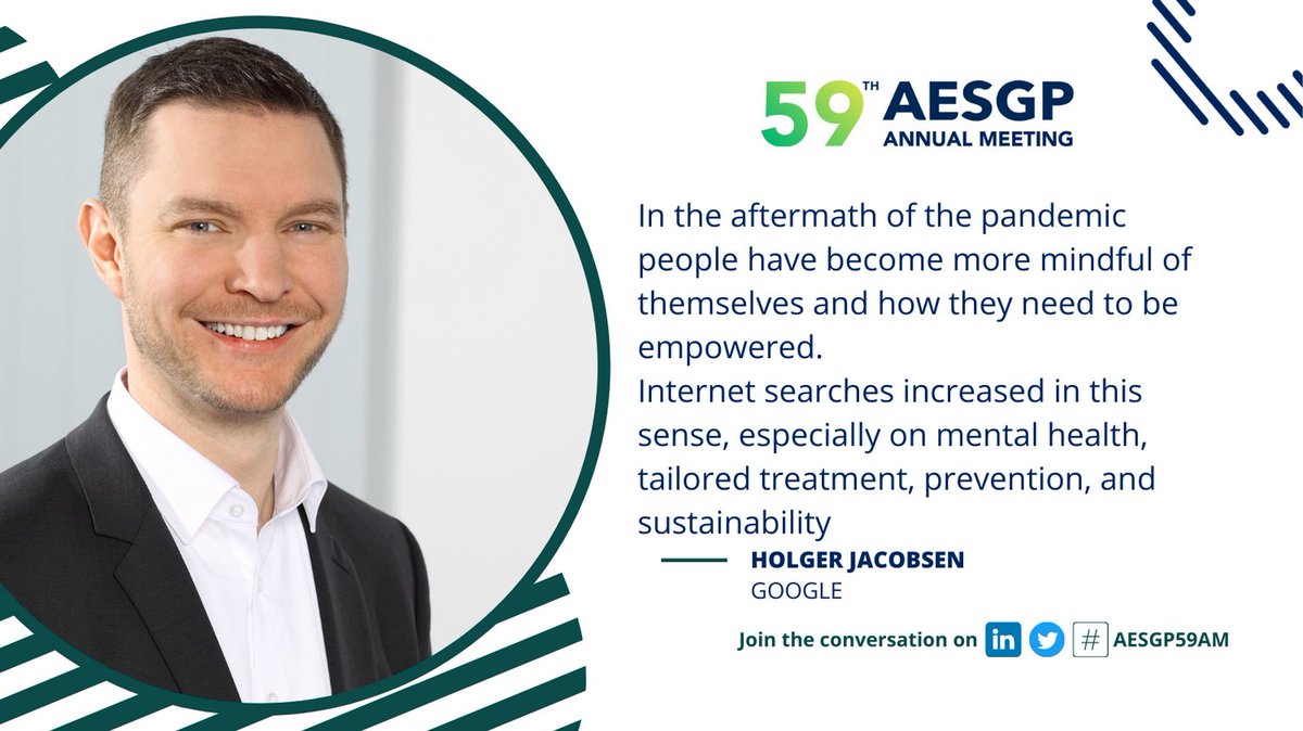 Health players help people take more initiative and have a ➕impact on their wellness.
3⃣ Key trends on #health &amp; #wellness that detail what consumers expect on their wellness journey:
🧘#preventative lifestyle
📚#empowered judgment
🌾#flexible treatment
#AESGP59AM <a href="/GoogleHealth/">Google Health</a>