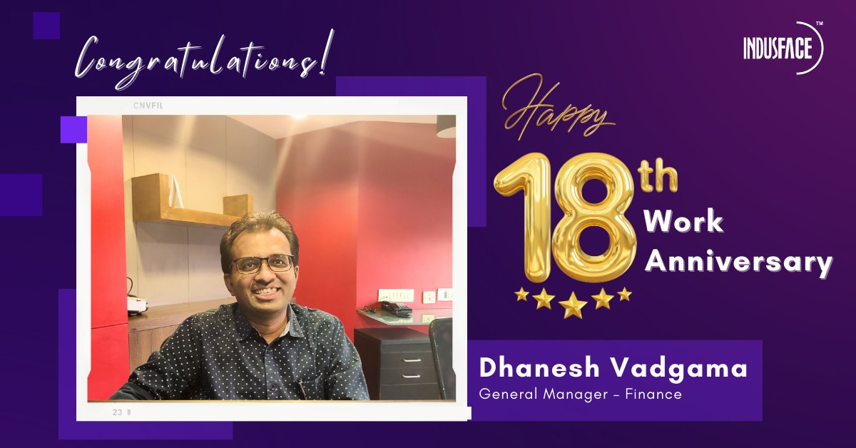 Indusface's tweet photo. 🎉 Cheers to 18 years of outstanding service! 🌟
Today we congratulate Dhanesh Vadgama for achieving this extraordinary milestone with Indusface 👏🙌 🎊
#EmployeeAppreciation #EmployeeAnniversary #YearsOfSuccess #EmployeeAnniversary #YearsOfDevotion #CompanyCulture #Culture https://t.co/Vae1D0mn7e