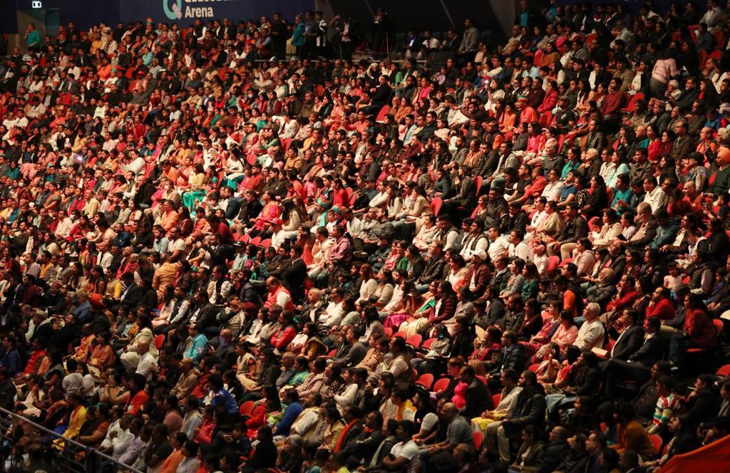 PoonambenMaadam's tweet image. A jam-packed stadium in Sydney!

Hon’ble PM Shri @narendramodi ji addressed the enthusiastic Indian diaspora at the community programme in Australia today.

#PMModiInSydney
#PMModiInAustralia