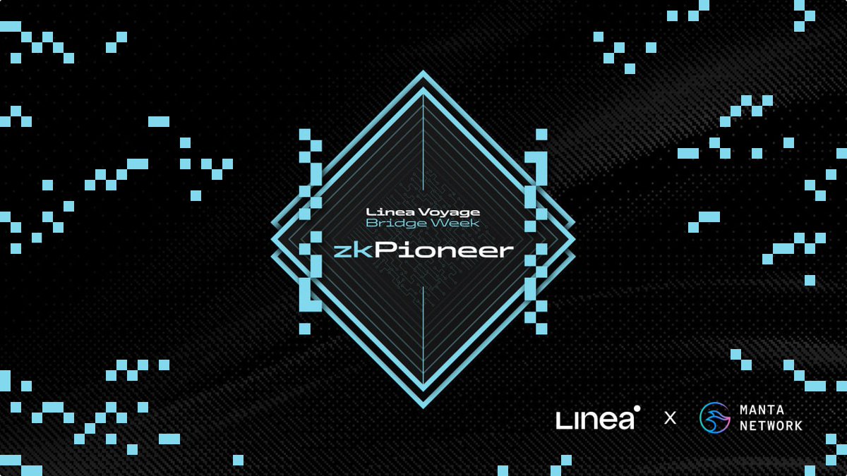 Manta Network (🔱,🔱) (@mantanetwork) on Twitter photo 🚀 New Partnership with <a href="/LineaBuild/">Linea.eth</a>
Starting today, Linea Voyage participants will be able to mint a series of Linea zkPioneer zkSBTs through the <a href="/MantaNetwork/">Manta Network (🔱,🔱)</a> NPO. The zkPioneer Series is a collection of privacy-enhanced zkSBTs that allows users to verify their participation in 🚀 New Partnership with <a href="/LineaBuild/">Linea.eth</a>
Starting today, Linea Voyage participants will be able to mint a series of Linea zkPioneer zkSBTs through the <a href="/MantaNetwork/">Manta Network (🔱,🔱)</a> NPO. The zkPioneer Series is a collection of privacy-enhanced zkSBTs that allows users to verify their participation in