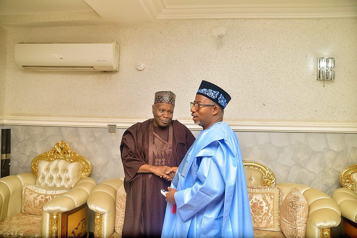 SenBalaMohammed's tweet photo. At the Northern Governors' Forum meeting in Abuja today. 

Congratulations to my brother, Governor Muhammadu Inuwa Yahaya of Gombe, on his election as chairman of the Forum. https://t.co/pzwDz78d4M
