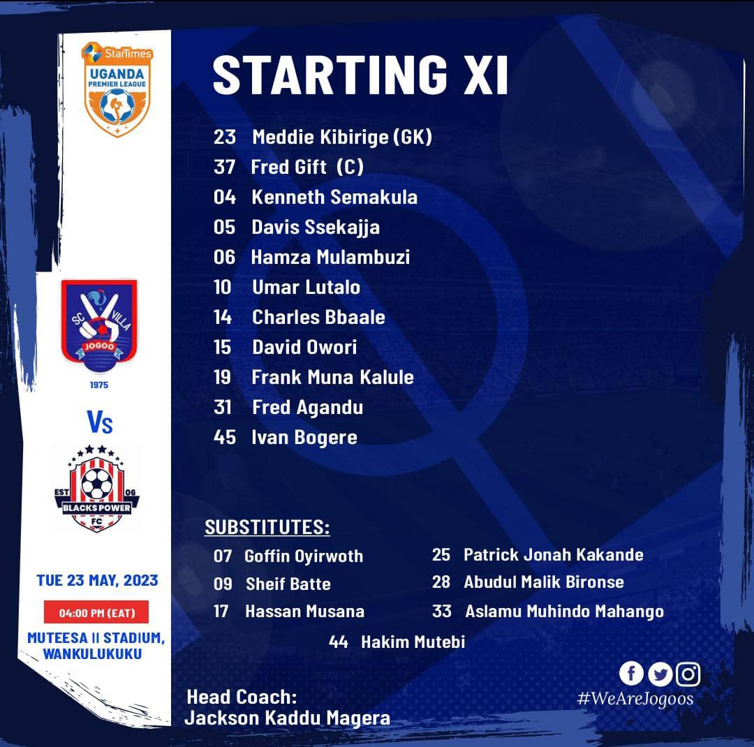 SCVillaJogoo's tweet image. 1’ – We’re underway at Wankulukuku Stadium.

Villa [0-0] BPFC

#VILLABPFC #SCVUpdates #Theblues #WeAreJogoos