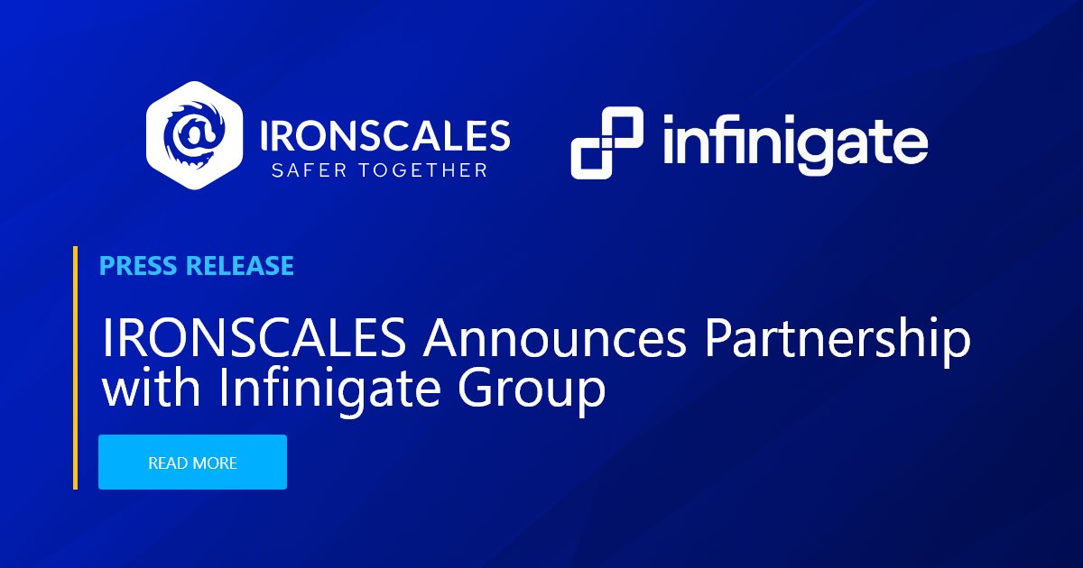 IRONSCALES's tweet photo. 📢 We are proud to announce we have joined forces with @InfinigateGroup. 
 “Infinigate is a key partnership for #IRONSCALES &amp; allows us to expand our reach to Benelux, the Nordics, &amp; Switzerland.” 
- Henrik Davidsson, VP of International Channel Sales.
🔗: https://t.co/kPCZKcxYRe https://t.co/SLA55fPj8U
