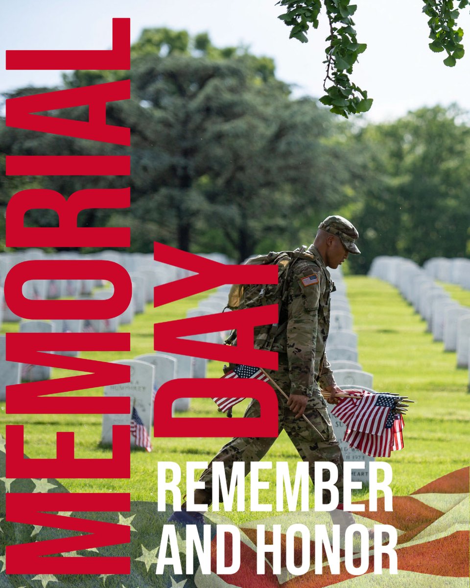 This Memorial Day, we’re thankful for those who gave their lives while serving. And we’re thinking of those who have lost someone they love. Thank you for your sacrifice. #MemorialDay2023 #RememberandHonor #thankyou
