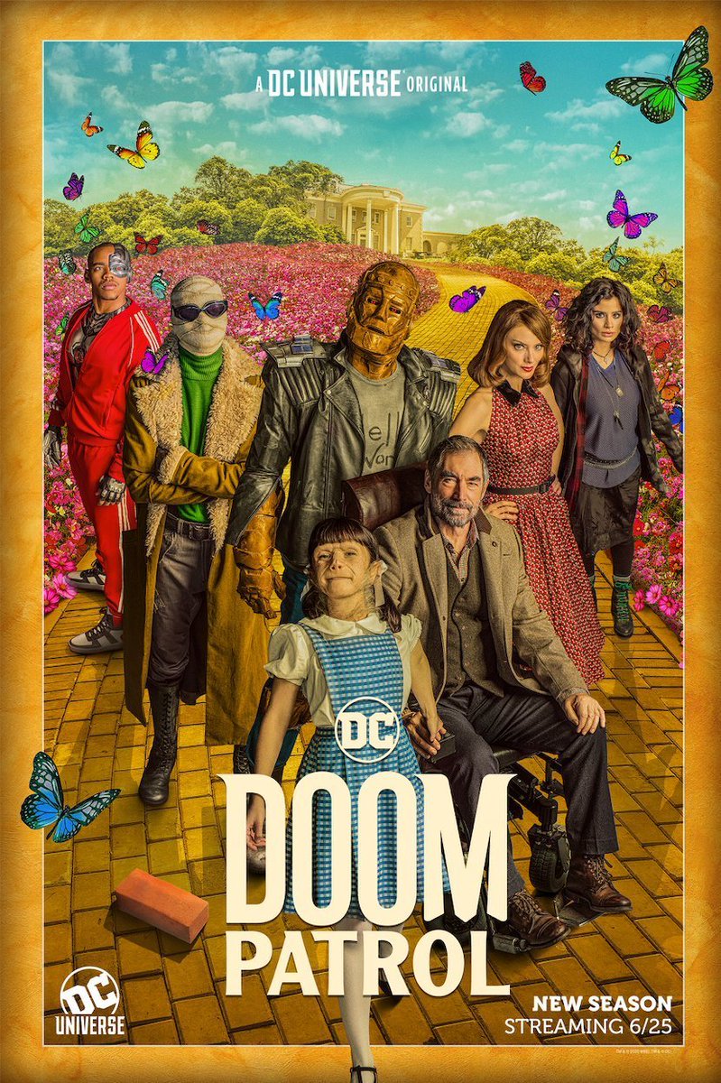 12. #DoomPatrol S2

I would say that this is probably the weakest season of the show as it kinda got boring midway through the season, but i still like some things about it such as Dorothy Spinner, Candlemaker, and everything going on with Jane in the Underground