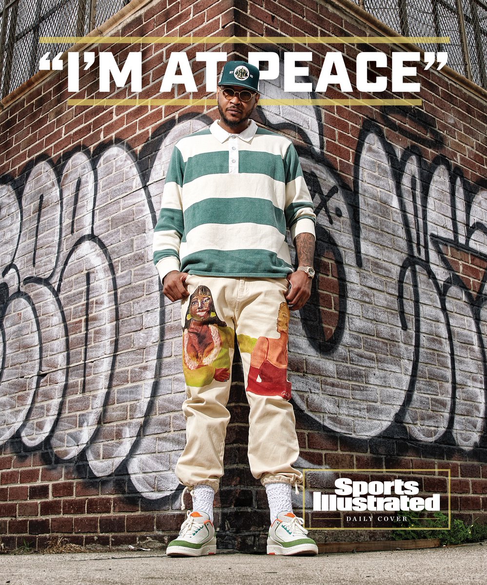 SInow's tweet photo. "I'm at peace." @carmeloanthony knew the time was right to call it a career after 19 NBA seasons https://t.co/awTylxFvt9 https://t.co/eX2F6c7tW7