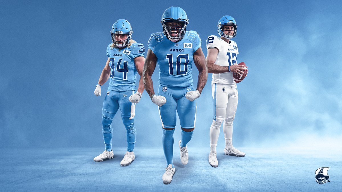 TorontoArgos's tweet photo. Cambridge blue is back 🌊 https://t.co/OYMZgO1rhb