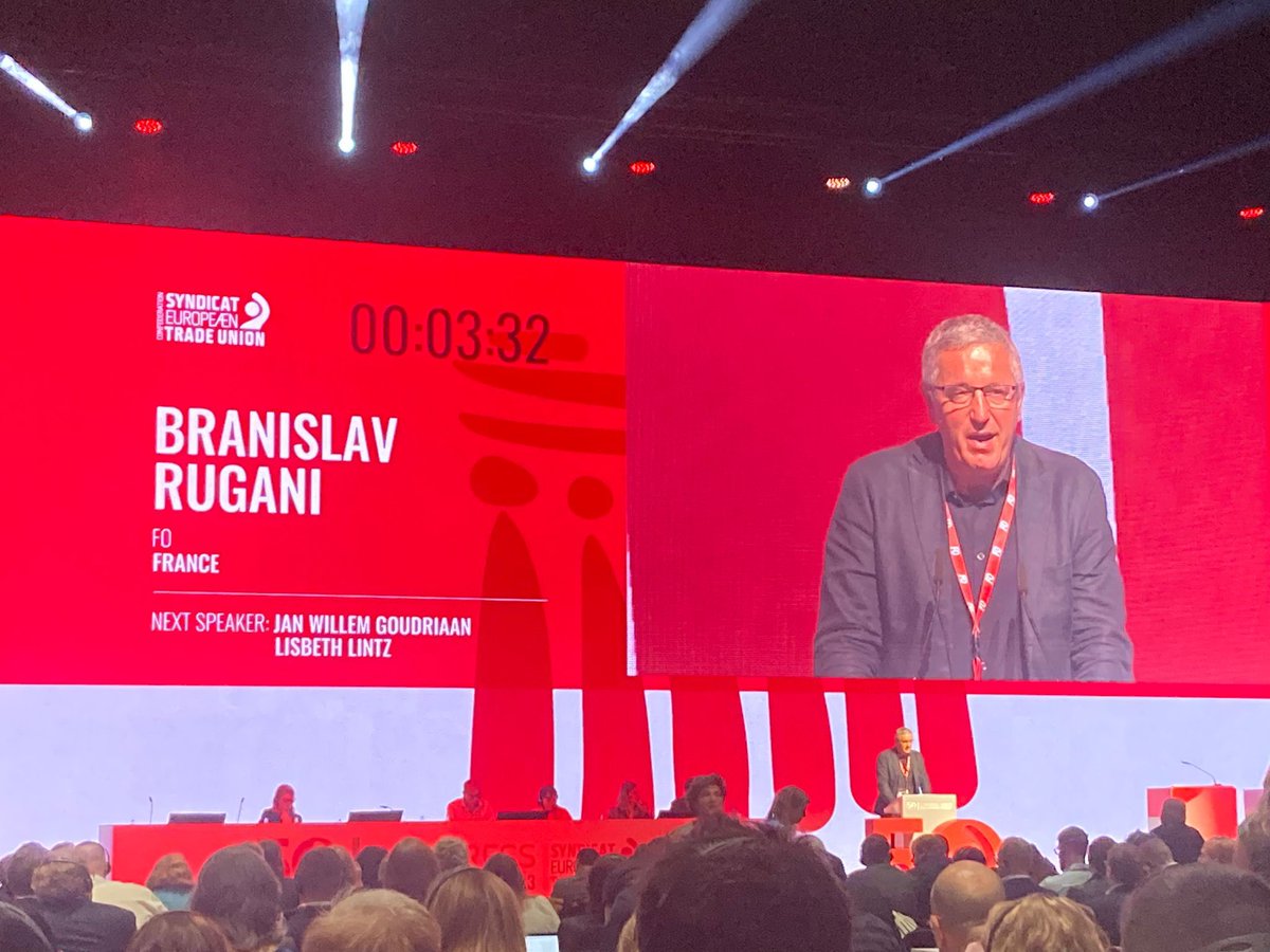 Le 15e Congrès de la Confédération européenne des syndicats (CES):
Les militants de la #fecfo participent avec uni global union aux débats des syndicats européens.
Nous luttons contre les inégalités et revendiquons un meilleur partage des richesses !
<a href="/UNI_Europa/">UNI Europa</a> <a href="/uni_youth/">UNIYouthGlobal</a>