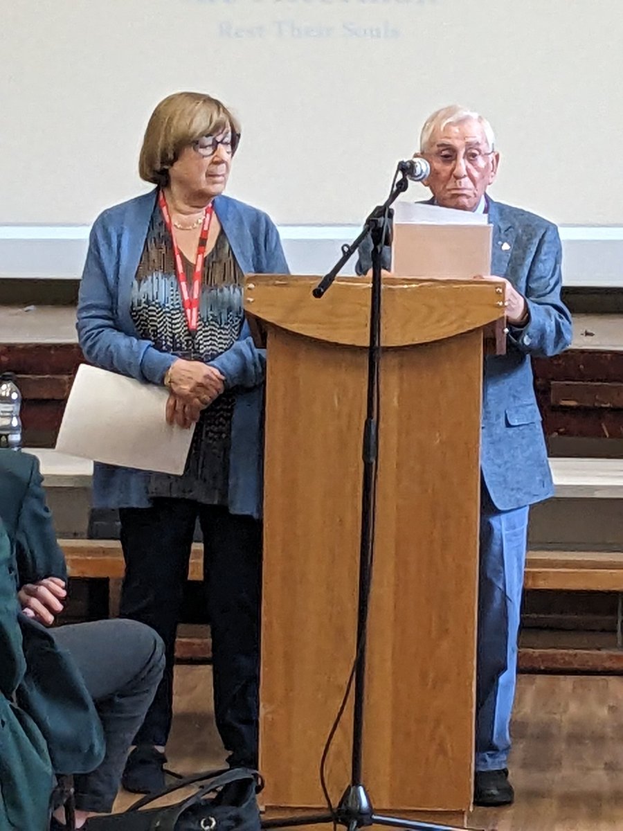 Hist_StMonicas's tweet photo. This morning @stmonicas @STOC_CAT we had the privilege to listen to Ike Alterman's story of his survival from Nazi Ghettos, Concentration Camps and Death Camps. It was an honour for all who witnessed Ike. Thanks also to Raphi Bloom @FED_Manchester for arranging. @BuryTimes https://t.co/TBl8UoCM7N