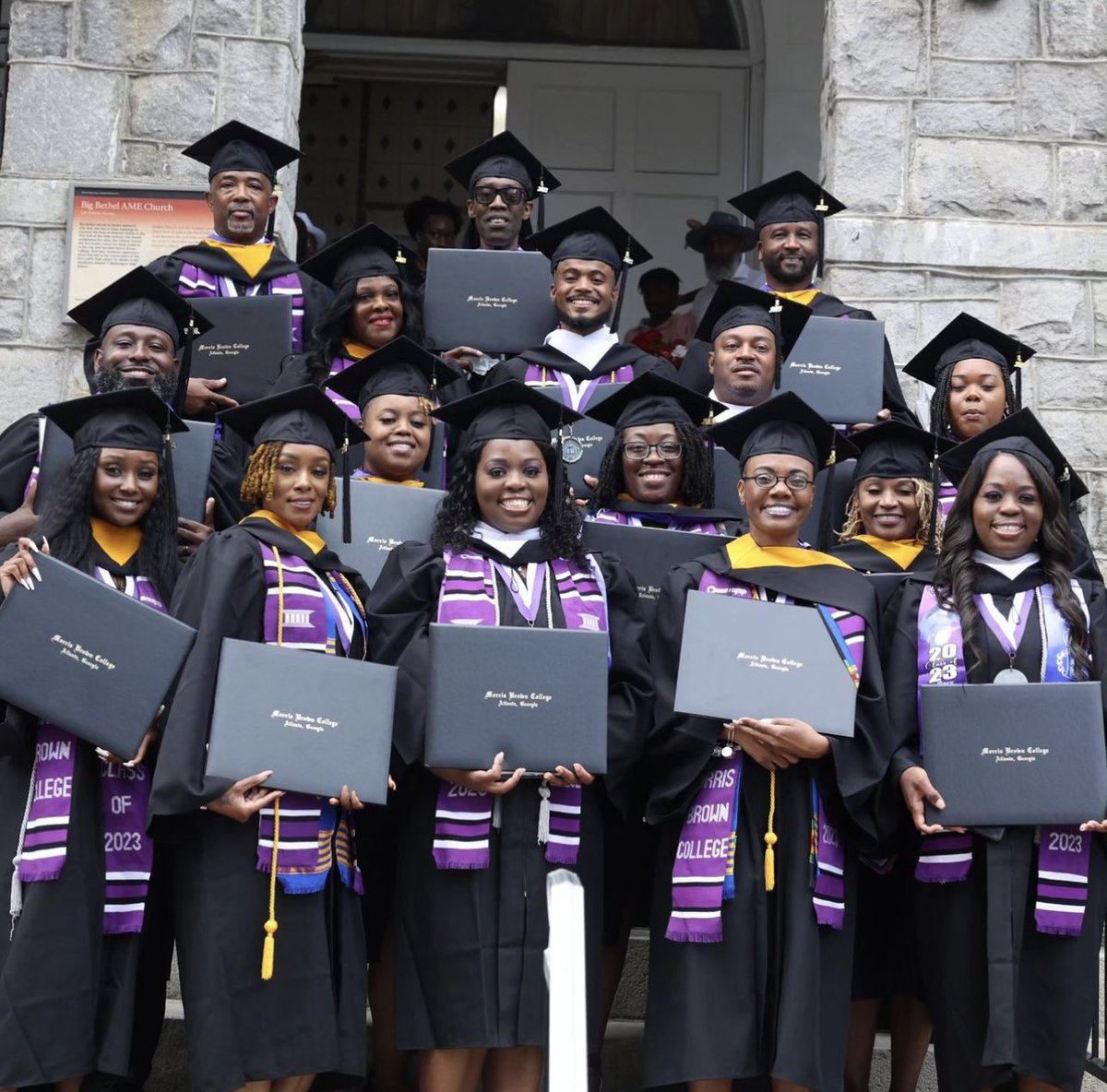 Class of 2023! We are so proud! #TheHardReset #accredited #MorrisBrownCollege