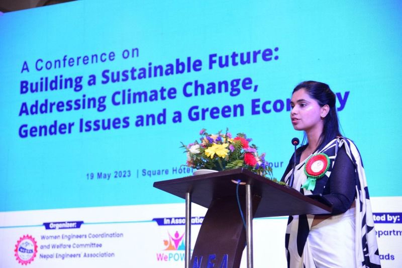 WePOWER is proud to support the “Building a Sustainable Future: Addressing Climate Change, #Gender Issues and a Green Economy” conference which was hosted by the Women Engineers Coordination and Welfare Committee (Nepal Engineers’ Association) last week. 

#accelerateequality