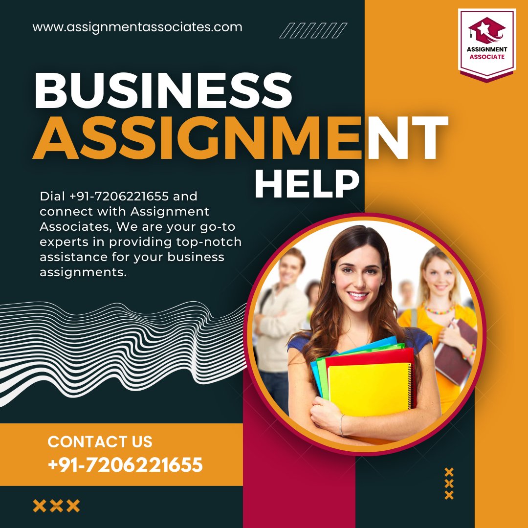 AssignmentAsso's tweet image. 👉 Dial +91-7206221655 and connect with Assignment Associates, We are your go-to experts in providing top-notch assistance for your business assignments. 📚💼
✅ We offer tailor-made solutions that ensure academic success and help you excel in your studies. 💯
(Check ALT Text)