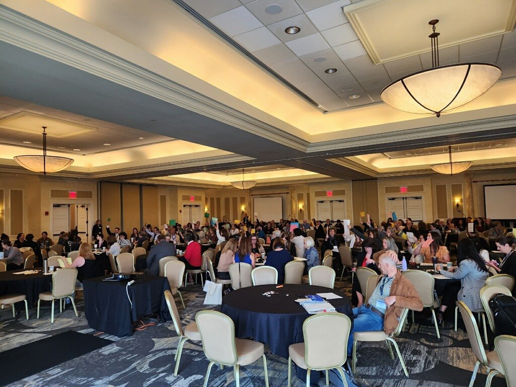 State Director of Public Adult Education of MA giving powerful opening remarks to adult education program leaders & staff. #livetolearn #publicadultaducationma #MAadulted #publicadultedma