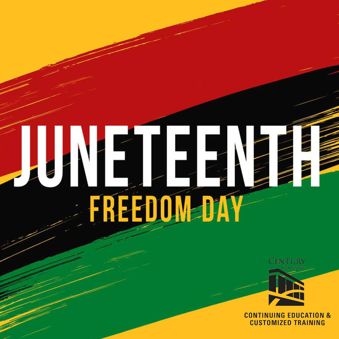 Happy Juneteenth!

@CenturyCollege  #juneteenth #freedomday