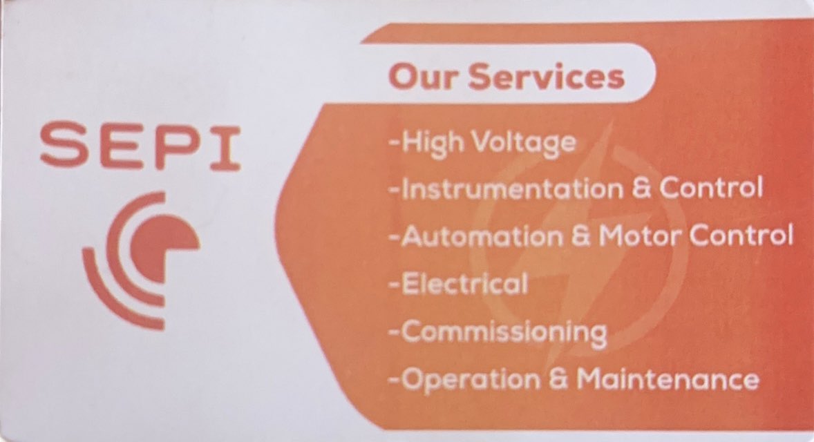 Katso_lizarene's tweet photo. Katso L. Ramodia  ,Director/CEO of @SmartElectric21 
We offer these services; 

⁃ High Voltage
⁃ Instrumentation &amp; Control
⁃ Automation &amp; Motor Control
⁃ Electrical
⁃ Commissioning
⁃ Operation &amp; Maintenance

Contact +267 73274799 for enquiries 

Please Retweet🥹 https://t.co/NjPWyshA9I