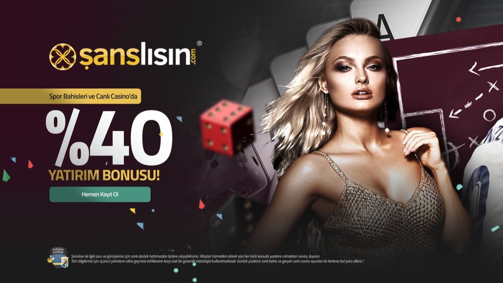 sanslisin351.com ‘da #Şanslısın 
✅İlk yatırıma %100 #ÇEVRİMSİZ!
✅Her yatırıma %25 #ÇEVRİMSİZ!
✅Her kayıba %30 İADE!
✅Her Hafta %100 KOLAY ÇEVRİM! 
✅5 Kayıba 1 #Şansbonusu! 
  #sanslisingiris #slot #casinobonus