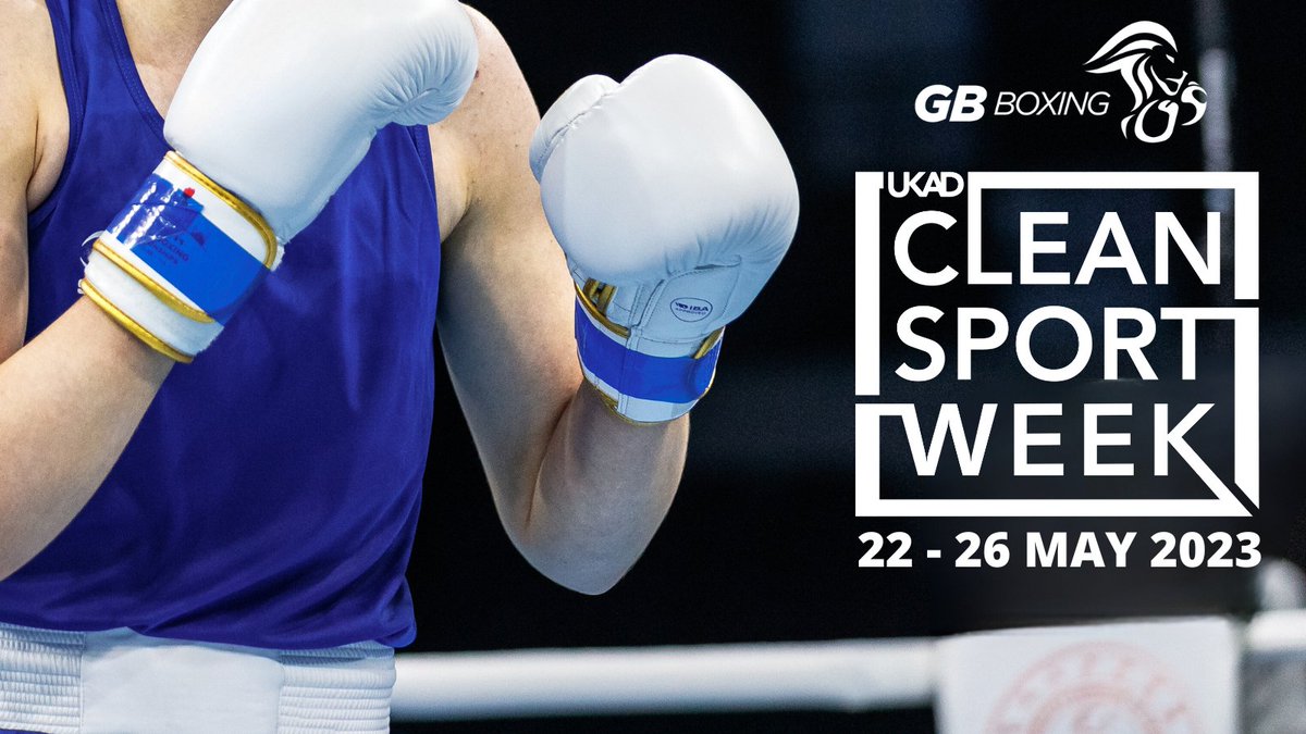 It's @ukantidoping's #CleanSportWeek! 😁

Athletes and everyone working in sport, we all have a role to play in keeping sport clean.

🥊 GB Boxing remains committed Clean Sport!

You can get involved here 👉 ukad.org.uk/clean-sport-we…