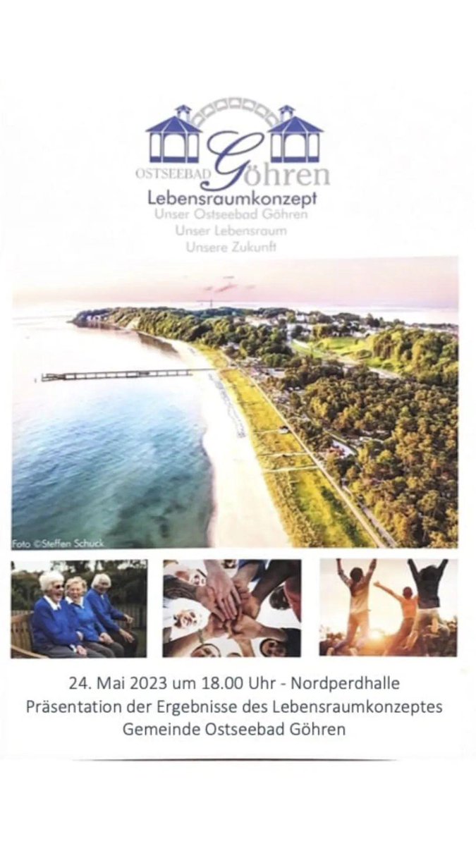 Goehrenostsee's tweet photo. Informationsveranstaltung zum Lebensraumkonzept am 24. Mai 2023, 18.00 Uhr in der Nordperdhalle im Ostseebad #Göhren auf der Insel #Rügen #Ruegen https://t.co/daZaQ1ErmC