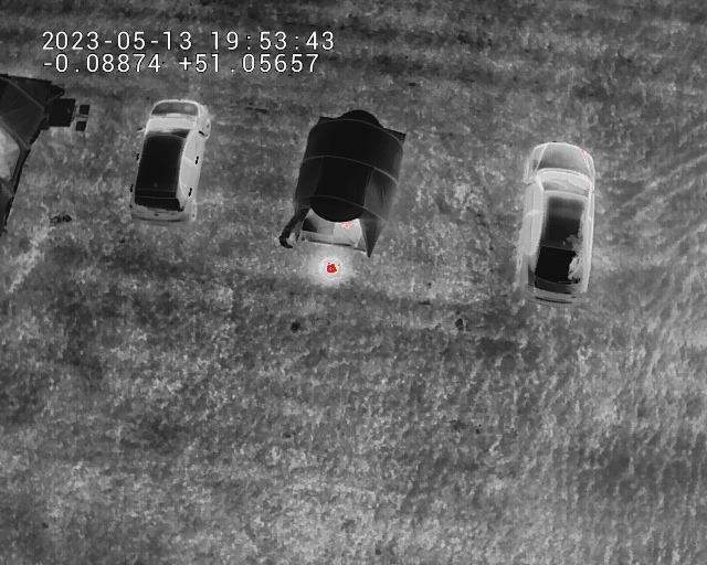 A still from our #drone whilst covering a recent event. It was used to enforce site rules regarding open fires / BBQ's and provide event organisers an overview of the site and traffic information. #dronesforgood #fire #rescue #firerescue #burgeroffer