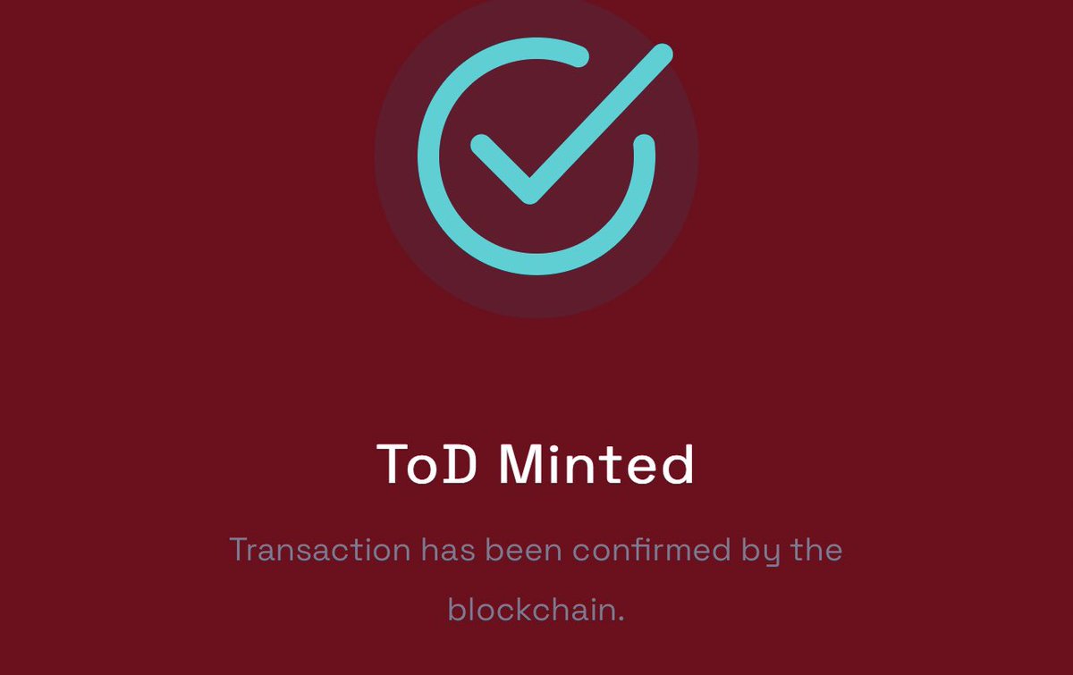 Just minted <a href="/dracula_fi/">Dracula Finance</a> Tears of Dracula.🩸

• 2.6% veFANG airdrop for minters 
• TBA secondary airdrop
• 20% of swap fees (decreases linearly to 10%)
• 2% of todNFT royalties

Hopefully I get a Heart of Dracula 🧛🏿‍♀️

Check out my thread below for more on <a href="/dracula_fi/">Dracula Finance</a> 👇🏽