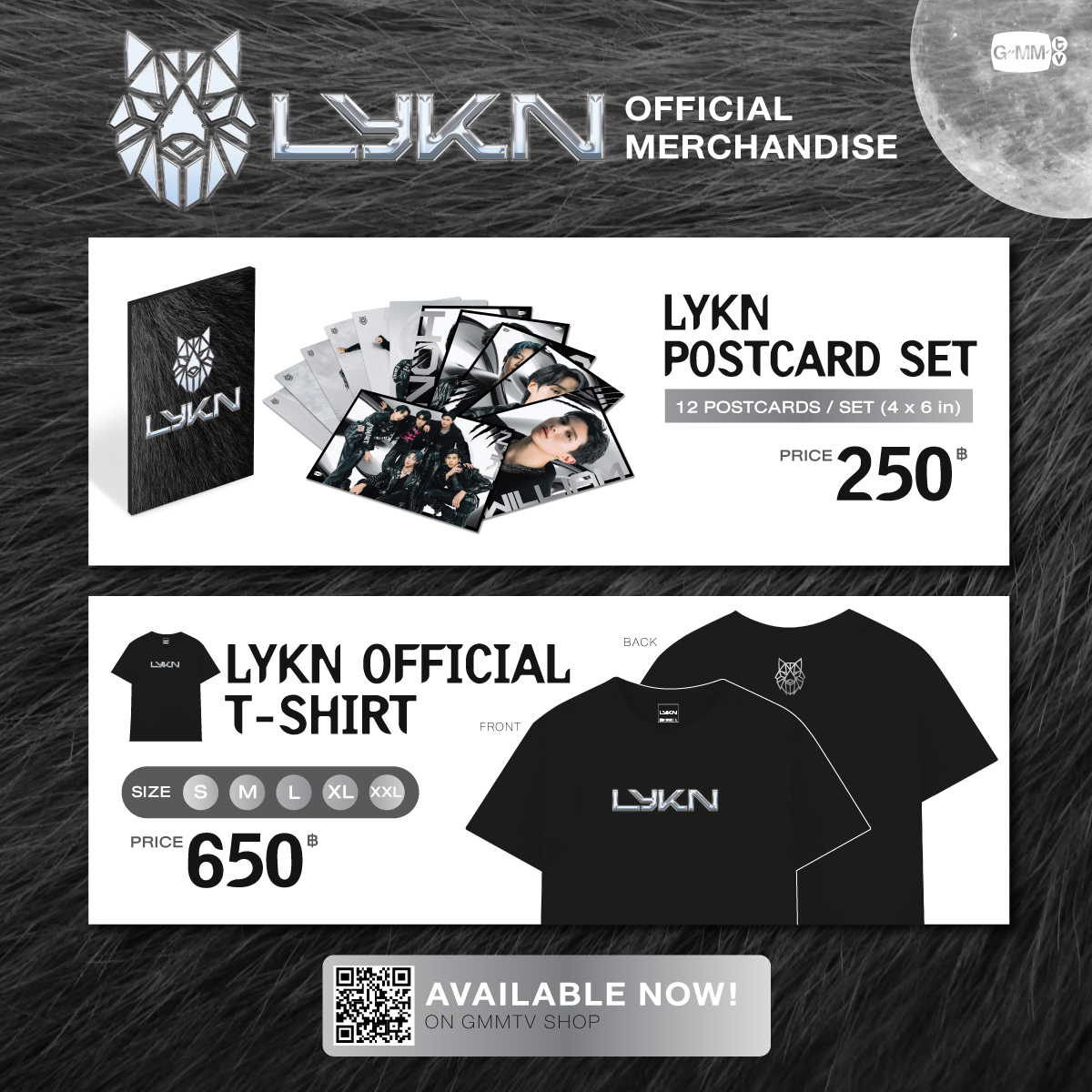 AVAILABLE NOW! LYKN OFFICIAL MERCHANDISE ON GMMTV SHOP 🐺 🐺 LYKN