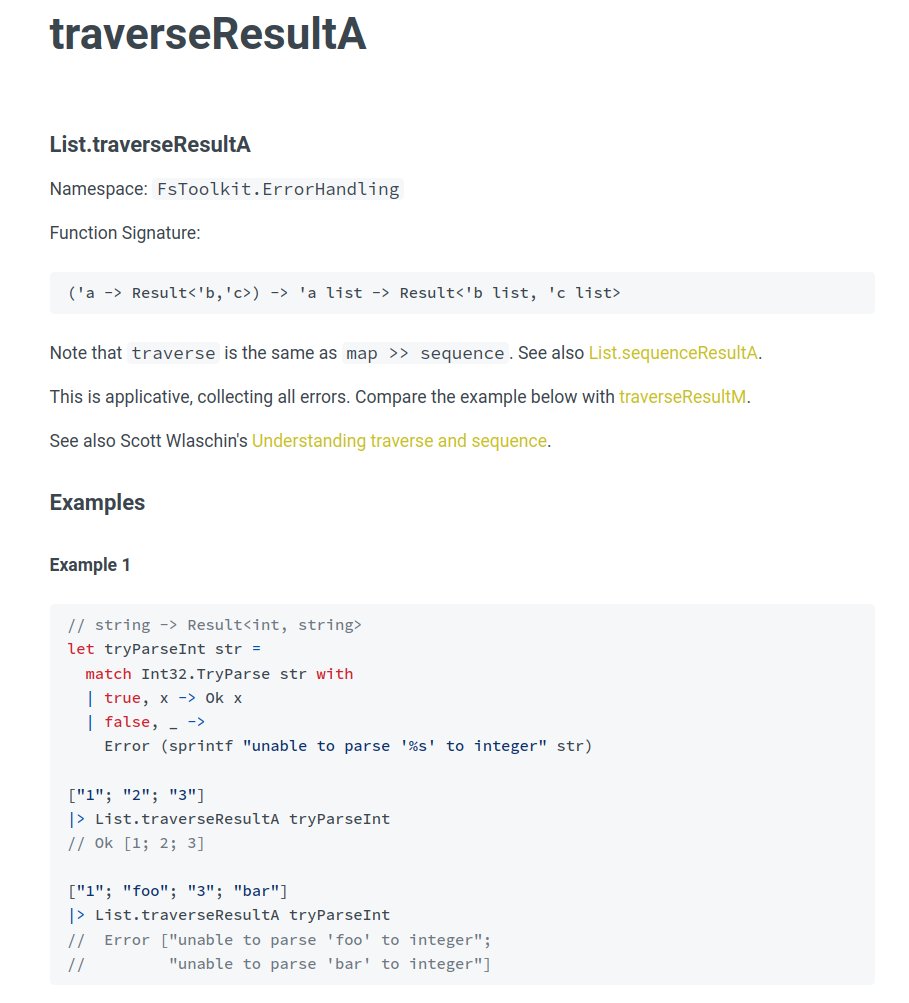 Map then Sequence? Try Traverse.

I used Traverse for the first time today thanks to <a href="/atlerudshaug/">Atle Rudshaug</a> 

FsToolKit has this built in under List.

#fsharp