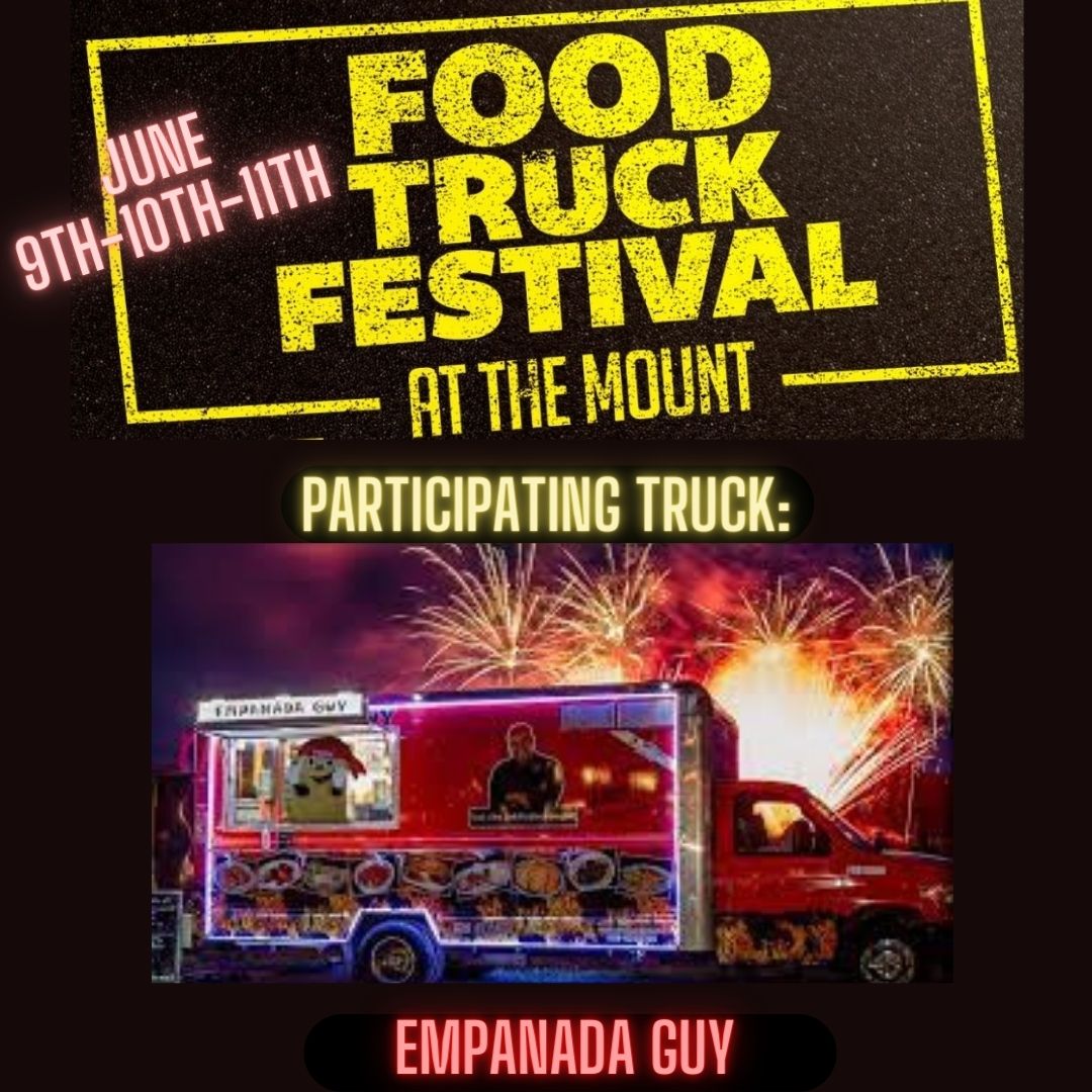 CathCharitiesSI's tweet photo. Food Truck Festival at the mount June 9-11th! Welcome one of the biggest names in the game Empanada Guy!  Full lineup and tickets here: https://t.co/KmQoMVOnFs https://t.co/d90nWUAy0W