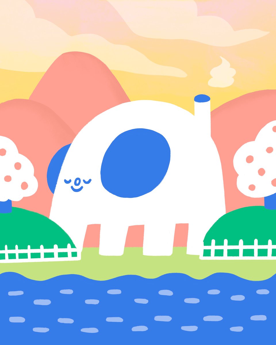 Immersing in the nature 🏞️ 

#kidsillustration #Procreate