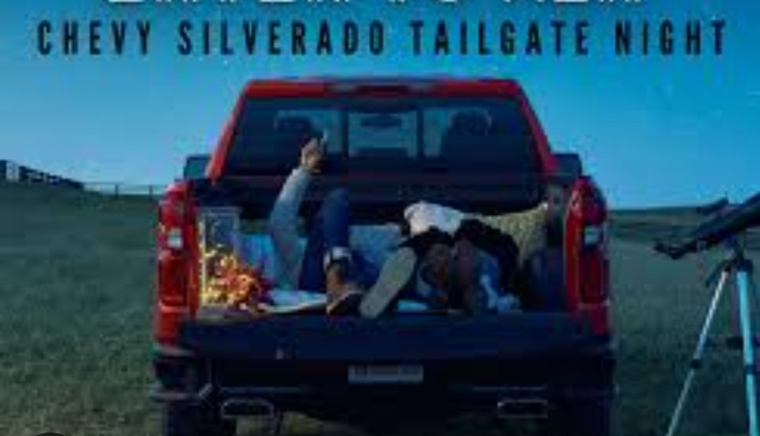 JoJo46elmo's tweet photo. The left side of the flatbed Will always be mine in your head Even tho it's not me countin stars w/you tonite When you're running round in that stick shift chevy Bet it drives you crazy #OutOfTgstTruck #June6th #SilveradoSilhouette #SummerSingle #ChevyPromo #CatchyLilTune ❤️🛻 https://t.co/2f4XLrl9Kq