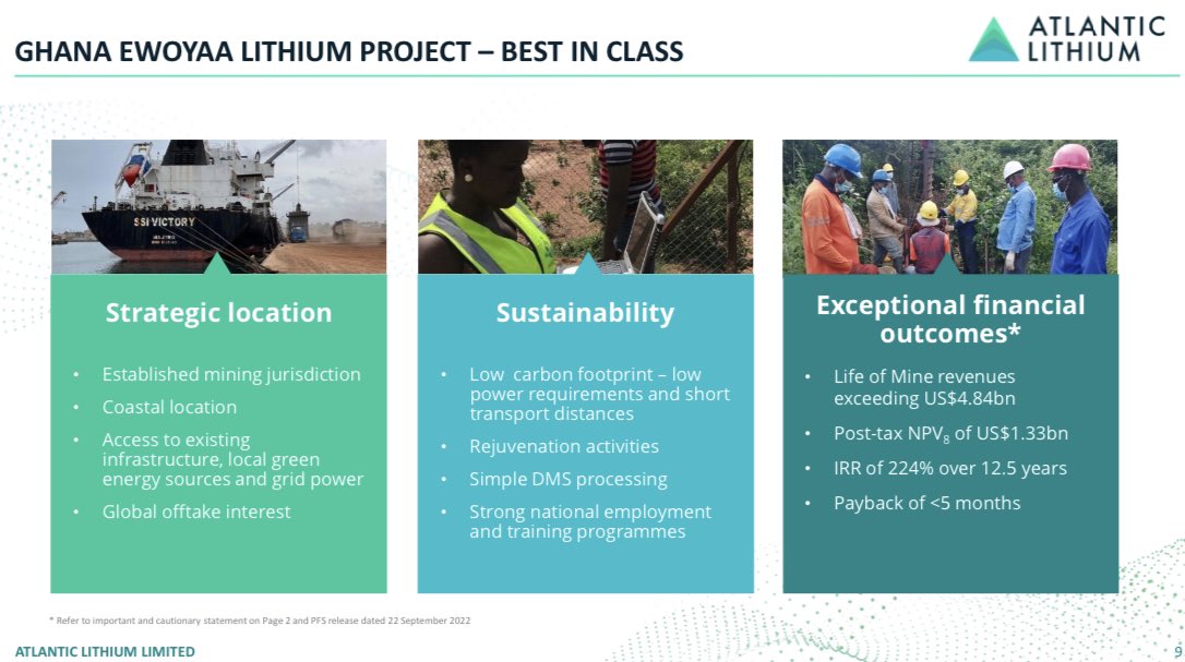 #ALL the way 2production with #Ewoyaa 🇬🇭#Lithium
Excellent interview by @keith_at_A11👇

H🦊 here since 2015/16, so 2C progress towards a mine is really exciting. (Understand the timeframe)
#BestInClass
It looks like a big 6-12 months ahead 4all involved with @AtlanticLithium 👏
