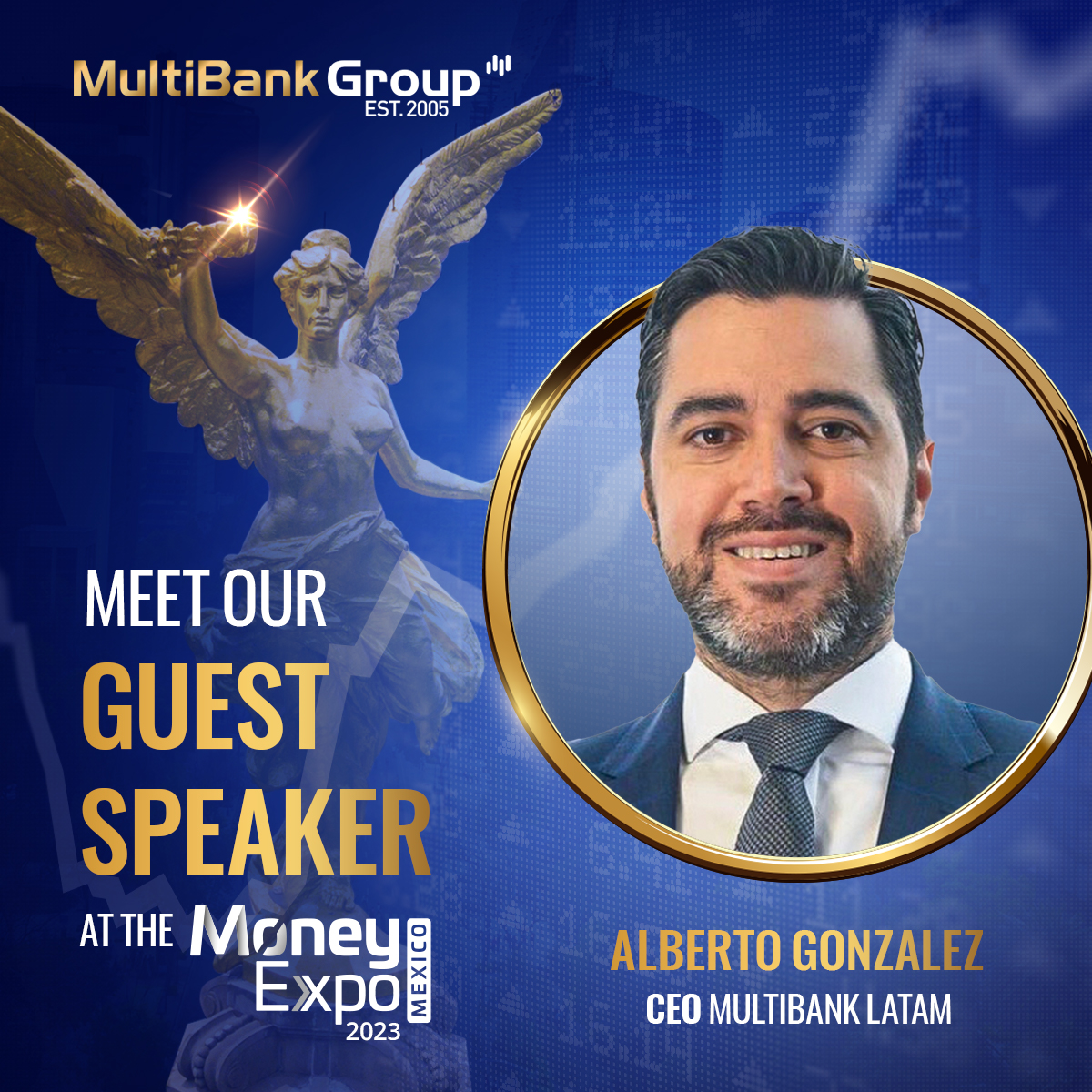 Visit us tomorrow at Money Expo Mexico and don't miss our Guest Speaker, Alberto Gonzalez, CEO of MultiBank Latam! It will be an event full of networking opportunities and the latest trends in the financial world, see you tomorrow at Booth #2! 🎉
mbg.pub/3BTFn0V