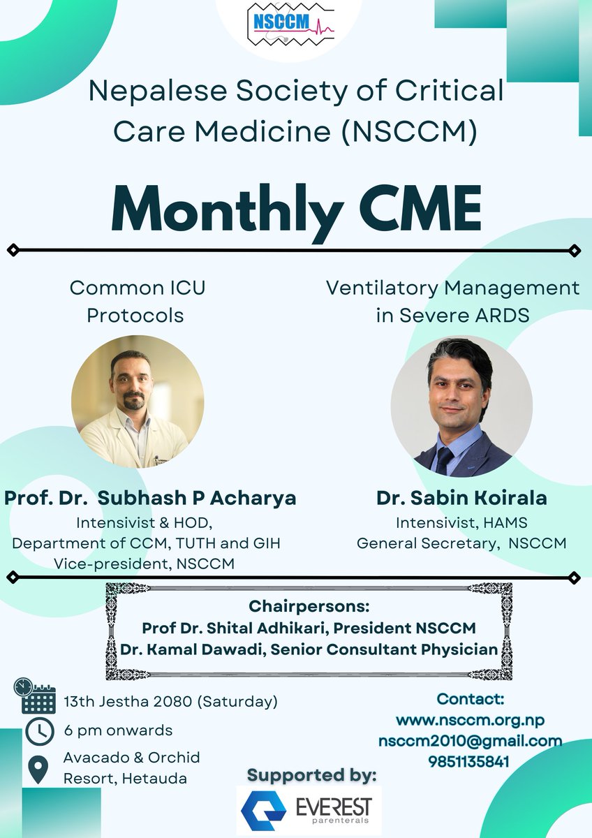 NSCCM (@nsccmofficial) on Twitter photo Next NSCCM CME @ Hetauda
#CCOK (Critical Care outside Kathmandu)
<a href="/NCCDF/">NCCDF</a>
<a href="/DrSabinKoirala/">Sabin Koirala</a> <a href="/drsuvash/">Subhash P. Acharya</a> <a href="/PrameshShrestha/">Pramesh Shrestha</a> <a href="/sushilkhanal_17/">sushil khanal</a> <a href="/hempaneru/">hem paneru</a> <a href="/SNCC_India/">SNCC</a> Next NSCCM CME @ Hetauda
#CCOK (Critical Care outside Kathmandu)
<a href="/NCCDF/">NCCDF</a>
<a href="/DrSabinKoirala/">Sabin Koirala</a> <a href="/drsuvash/">Subhash P. Acharya</a> <a href="/PrameshShrestha/">Pramesh Shrestha</a> <a href="/sushilkhanal_17/">sushil khanal</a> <a href="/hempaneru/">hem paneru</a> <a href="/SNCC_India/">SNCC</a>
