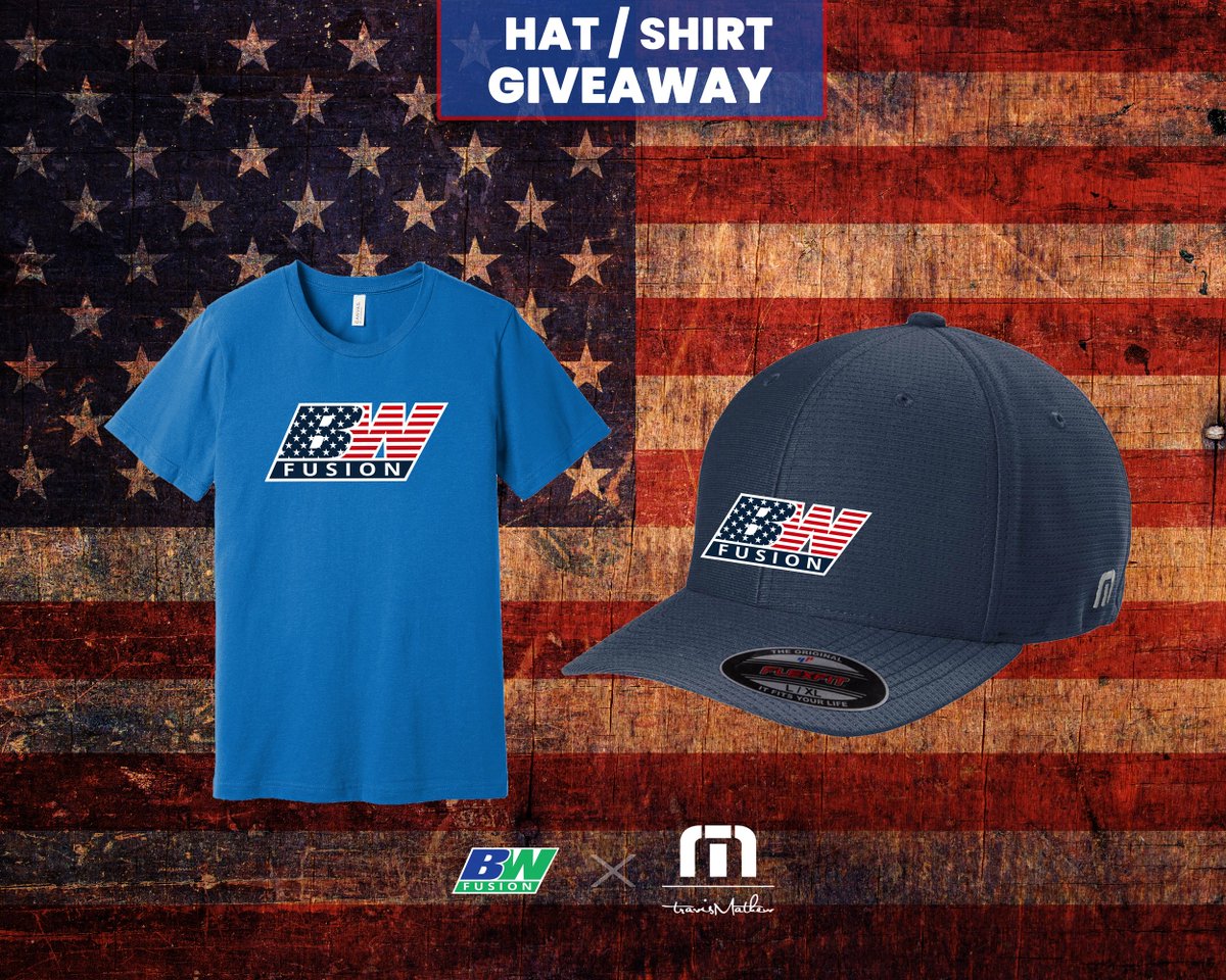 🇺🇸🤠 GIVEAWAY ALERT! 🤠🇺🇸 

Get ready to rock this Memorial Day with BW Fusions' PATRIOTIC t-shirt and hat giveaway! 🎉👕🧢 We're showing love to the USA and our awesome farmers! 🌽🚜💪

5 WINNERS 🏆👀

To enter:
• Follow 🙏
• Like ❤️
• Retweet ♻️
⏰ - Ends on 5.29