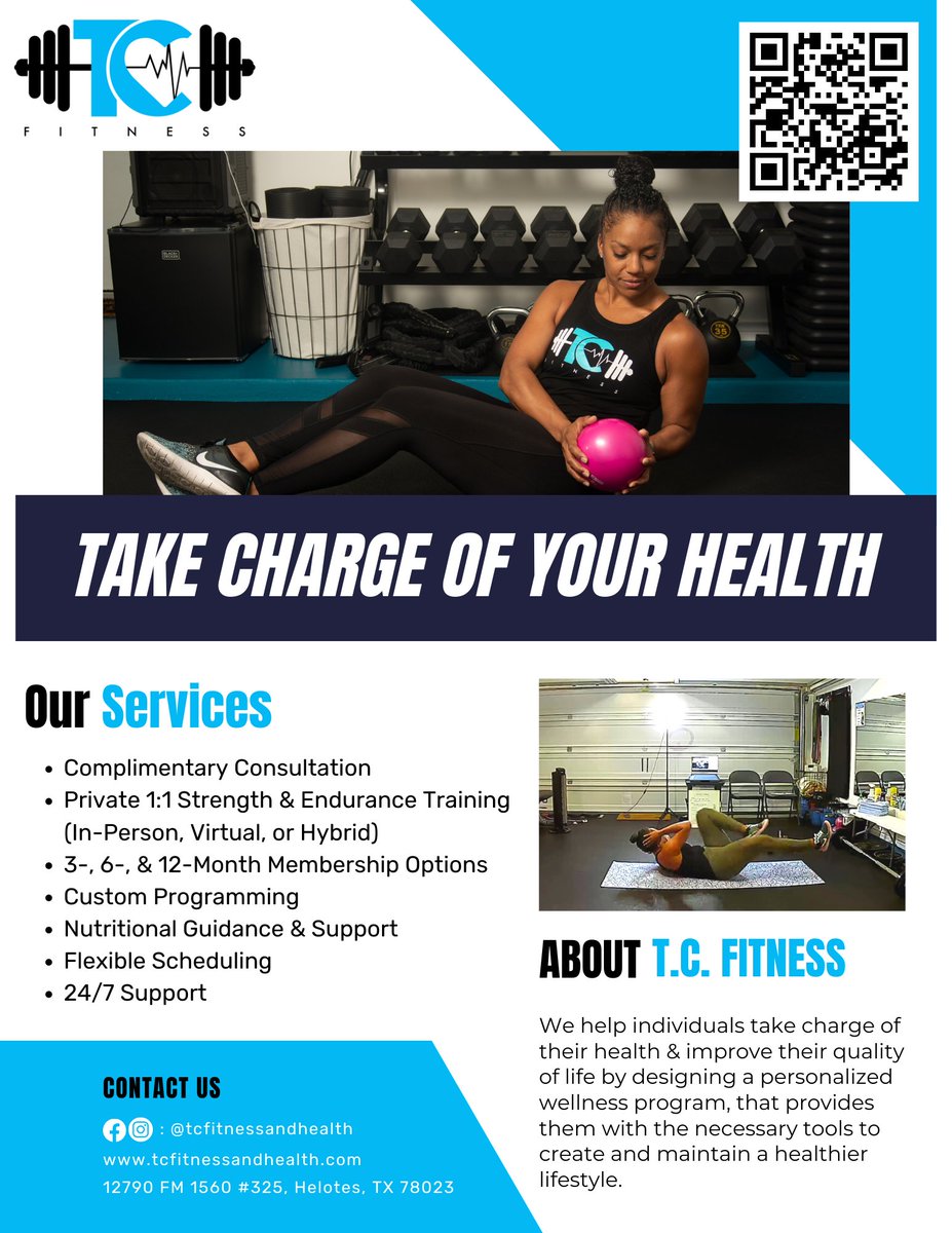 tcfitnesshealth's tweet image. 💻 Got wi-fi?

Then you can train with me, in real time, from anywhere in the world!!!

Schedule your consultation today: tcfitnessandhealth.com/book-online

#personaltrainer #virtualtrainer #workoutfromhome #exercise #fitness
