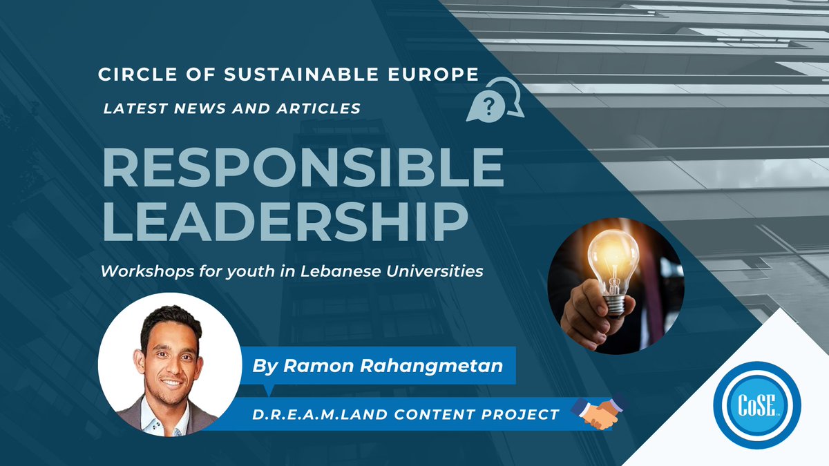 🇱🇧 𝐖𝐨𝐫𝐤𝐬𝐡𝐨𝐩𝐬 𝐢𝐧 𝐋𝐞𝐛𝐚𝐧𝐞𝐬𝐞 𝐔𝐧𝐢𝐯𝐞𝐫𝐬𝐢𝐭𝐢𝐞𝐬; 𝐘𝐨𝐮𝐭𝐡 𝐋𝐞𝐚𝐝𝐞𝐫𝐬𝐡𝐢𝐩 𝐟𝐨𝐫 𝐒𝐮𝐬𝐭𝐚𝐢𝐧𝐚𝐛𝐢𝐥𝐢𝐭𝐲

♻️ Did you know that responsible leadership plays a significant role in sustainable development? 

👉 Read more; lnkd.in/g_6mmvuN