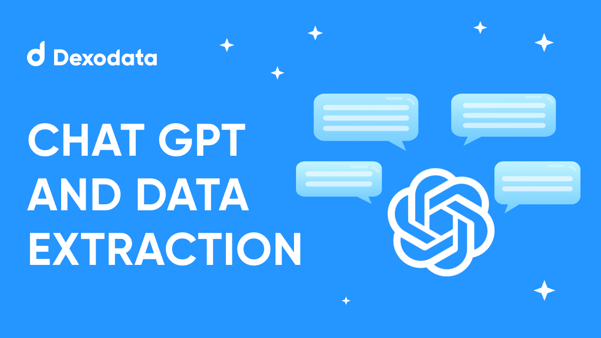 dexodata's tweet photo. Will #ChatGPT transform the domain of #DataHarvetsing? We at #Dexodata, a trusted partner in #DataCollection, believe so. Here is what we assume.

Read more in our blog
https://t.co/Io1t1VsnJy https://t.co/Kx1Ns7qL5O