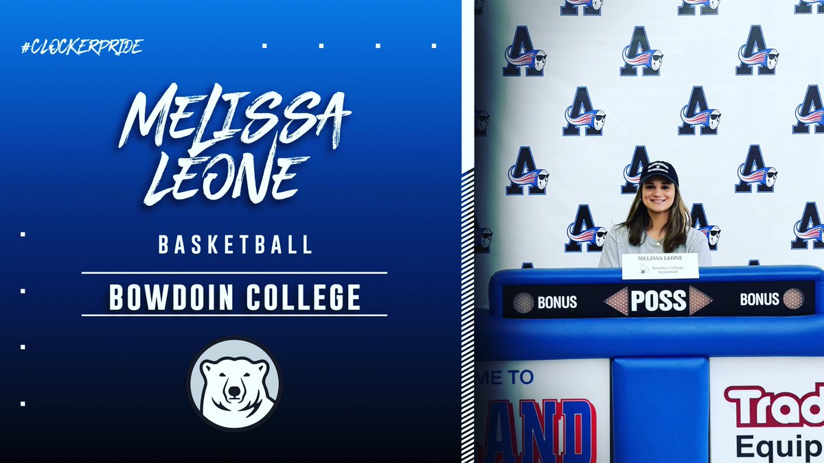 Congratulations to Melissa Leone, who is committed to play Basketball at Bowdoin College next year! #ClockerPride <a href="/ClockerClub/">The Clocker Club</a> <a href="/ClockerNation/">The Clocker Crazies</a> <a href="/Kstcoeur/">Kelley St Coeur (she/her/hers)</a> <a href="/MrsELachapelle/">Erin Lachapelle (she/her/hers)</a> <a href="/Ms_Sullivan_AHS/">Meaghan Sullivan</a> <a href="/AshlandSuper/">Jim Adams (he, him, his)</a> <a href="/ClockerTalk/">Michael A. Caira, Jr.</a>