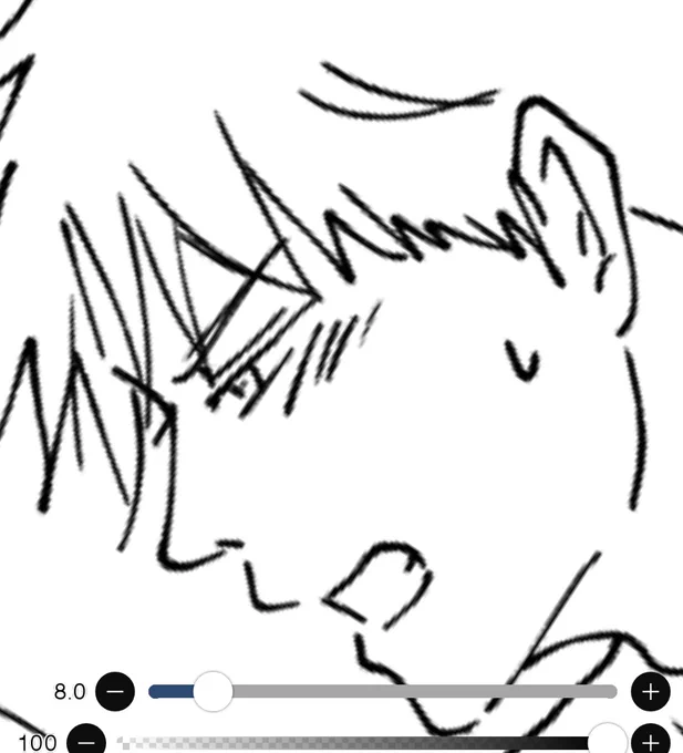 いい顔描けた🤤 