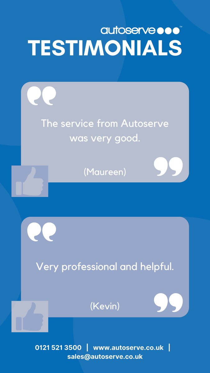 Have a read at some of our customers testimonials sharing how their experience was with us!
.
.
.
.
#autoserve #customers #review #customersreview #clienttestimonials #guaranteedmaintenance #fleetmanagement #serviceplan