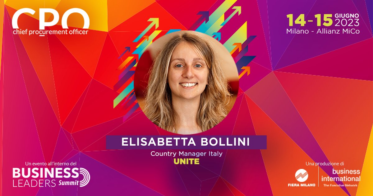 RT @BIweb: Come acquistare beni indiretti attraverso le piattaforme digitali e quali sono le logiche e i benefici da per BIG companies e PMI? Ne parla al #CPO Summit (14-15.06 | Allianz MiCo), in #BusinessLeaders Summit, Elisabetta B., Country Manager It…