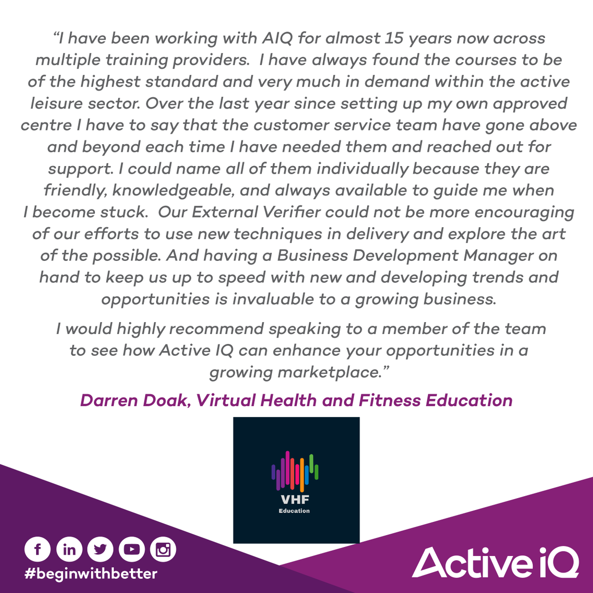BodyBuilding_SP's tweet photo. RT @Active__IQ: We are pleased to share a testimonial from our approved centre Virtual Health and Fitness about working with Active IQ. https://t.co/90imzw9NCp