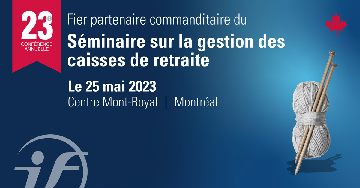 Michel Charron de l’équipe des placements d’Aon expliquera Comment effectuer le suivi ESG de vos mandats d’investissement lors de la conférence sur la gestion des caisses de retraite de l’IFEBP, le 25 mai au Centre Mont-Royal de Montréal.