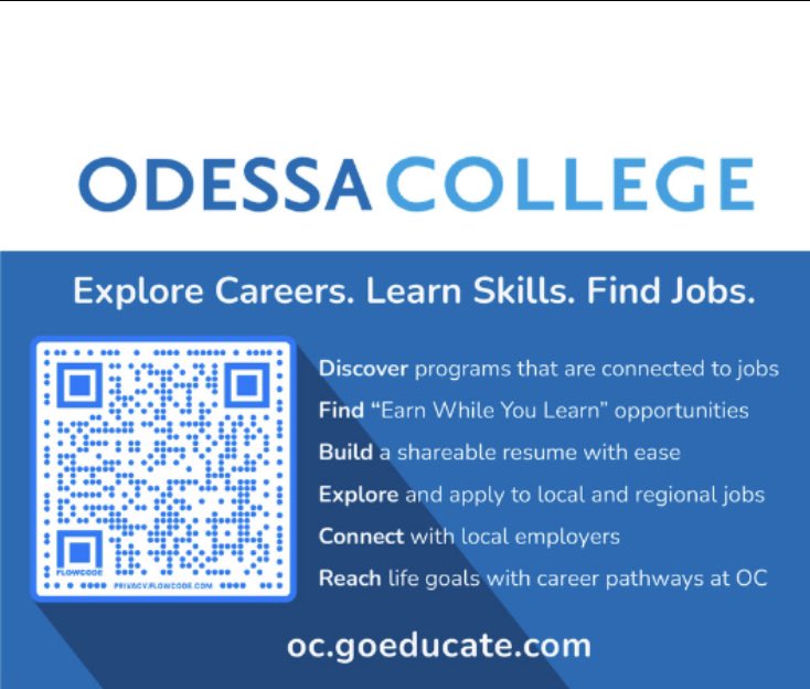 ECISD Post Secondary (@ecisdpostsec) on Twitter photo ECISD alumni that are currently attending Odessa College check out your OC Go Educate resource to find a certification program and a career. @renriquezecisd <a href="/OdessaCollege/">Odessa College</a> <a href="/ECISDCounselors/">ECISD Counselors</a> <a href="/ECISDCounselors/">ECISD Counselors</a> <a href="/CTE_ECISD/">Ector County ISD Career & Technical Education</a> ECISD alumni that are currently attending Odessa College check out your OC Go Educate resource to find a certification program and a career. @renriquezecisd <a href="/OdessaCollege/">Odessa College</a> <a href="/ECISDCounselors/">ECISD Counselors</a> <a href="/ECISDCounselors/">ECISD Counselors</a> <a href="/CTE_ECISD/">Ector County ISD Career & Technical Education</a>