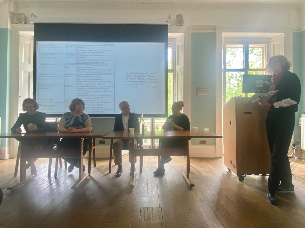 A golden halo surrounds our superstar speakers on Panel 2: discussing “Reframing expertise: pay, affiliation and status” including @kathleenlawther @markliebenrood @amalexathorn