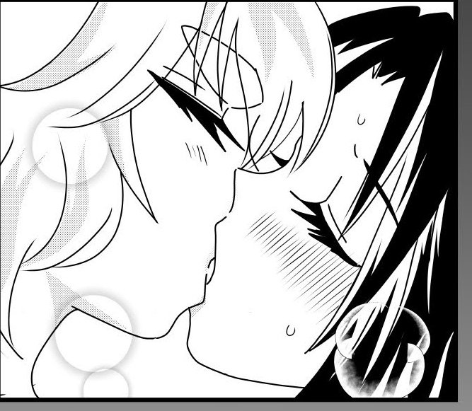 今日は、キスの日らしいので ウサとユニアてす🥰💕 #百合 #ココペリ・ガール